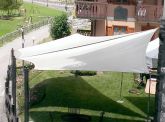 Tende a vela in PVC autoestinguente per dehor ristorante. Anno 2017