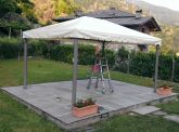 Telo costruito su misura per gazebo preesistente - Anno 2014